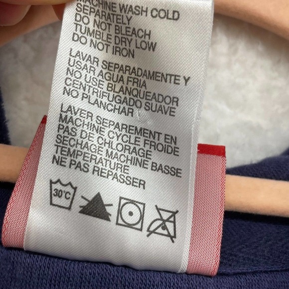 Vintage Reebok Hoodie Womens Large Blue Detroit Pistons Crop Velour 90s Retro - Picture 10 of 13